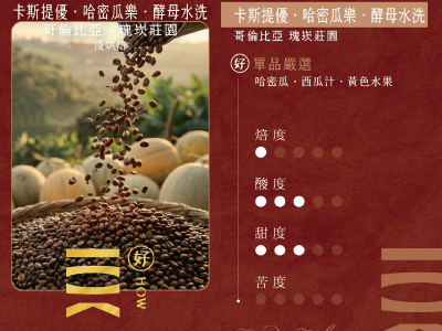 卡斯提優．哈密瓜樂．酵母水洗